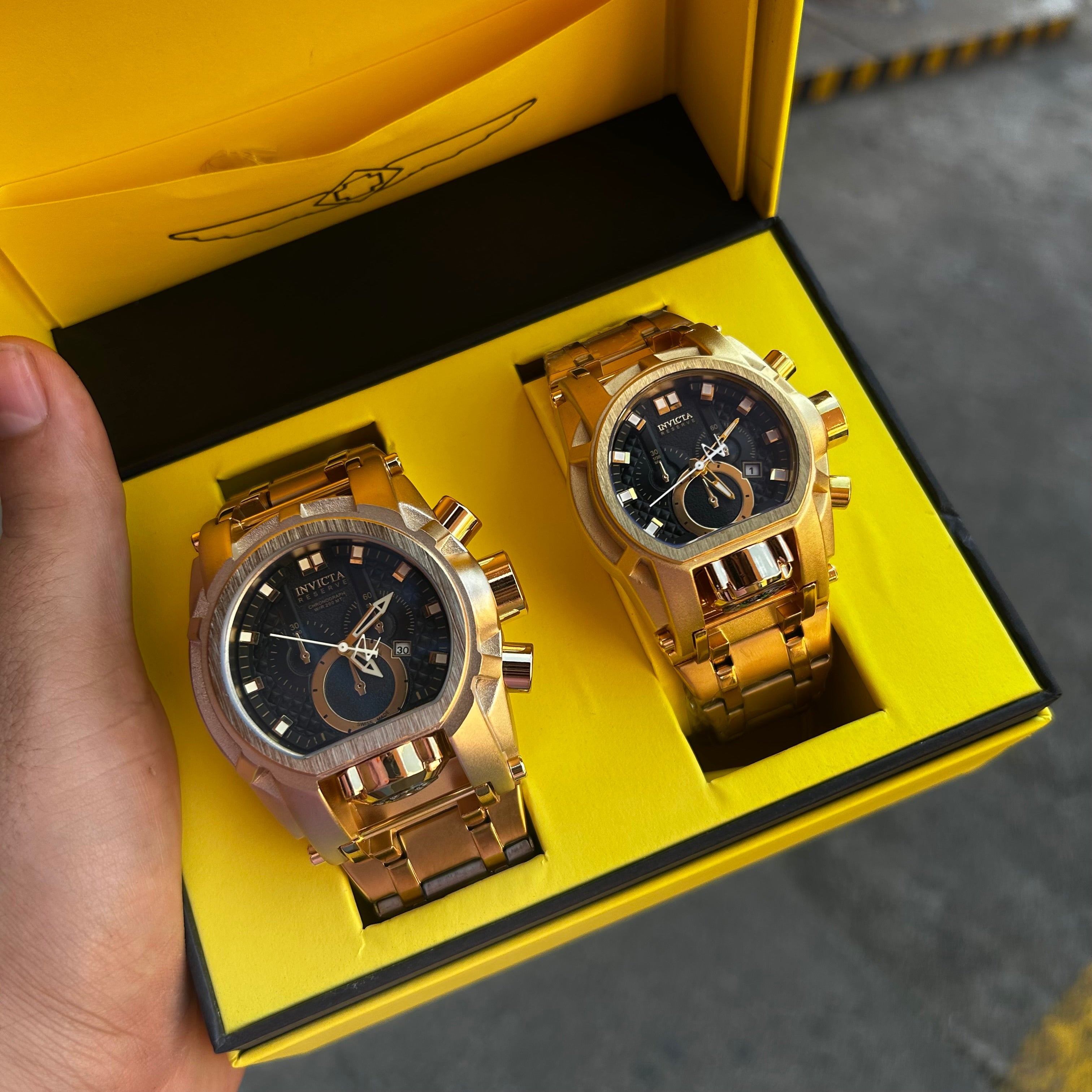 INVICTA BOLT ACERO PAREJA REF-DN