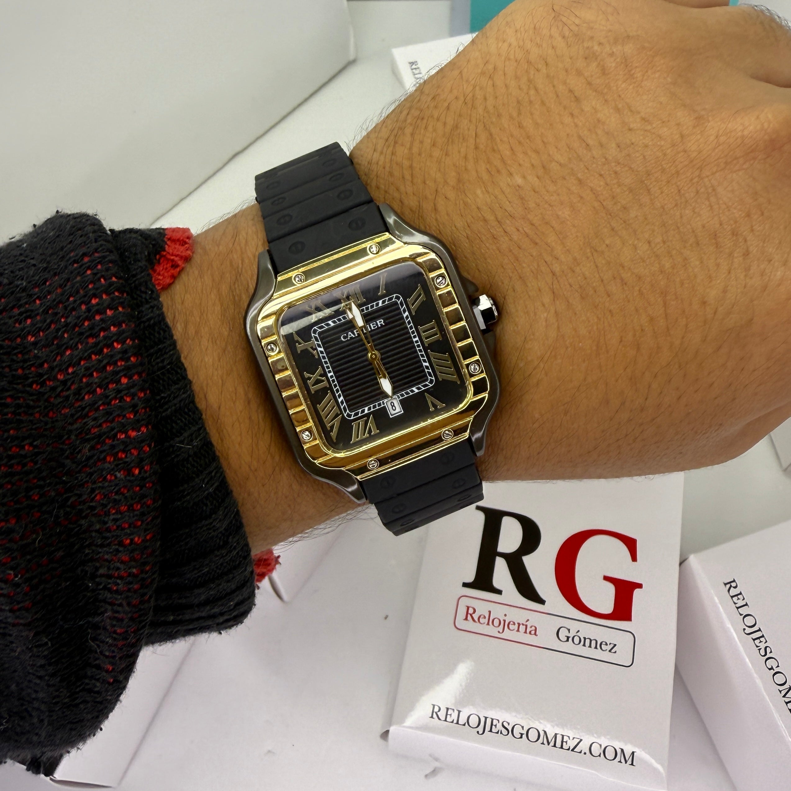 CARTIER DO´SANTOS GOMA PARA HOMBRE REF-ND