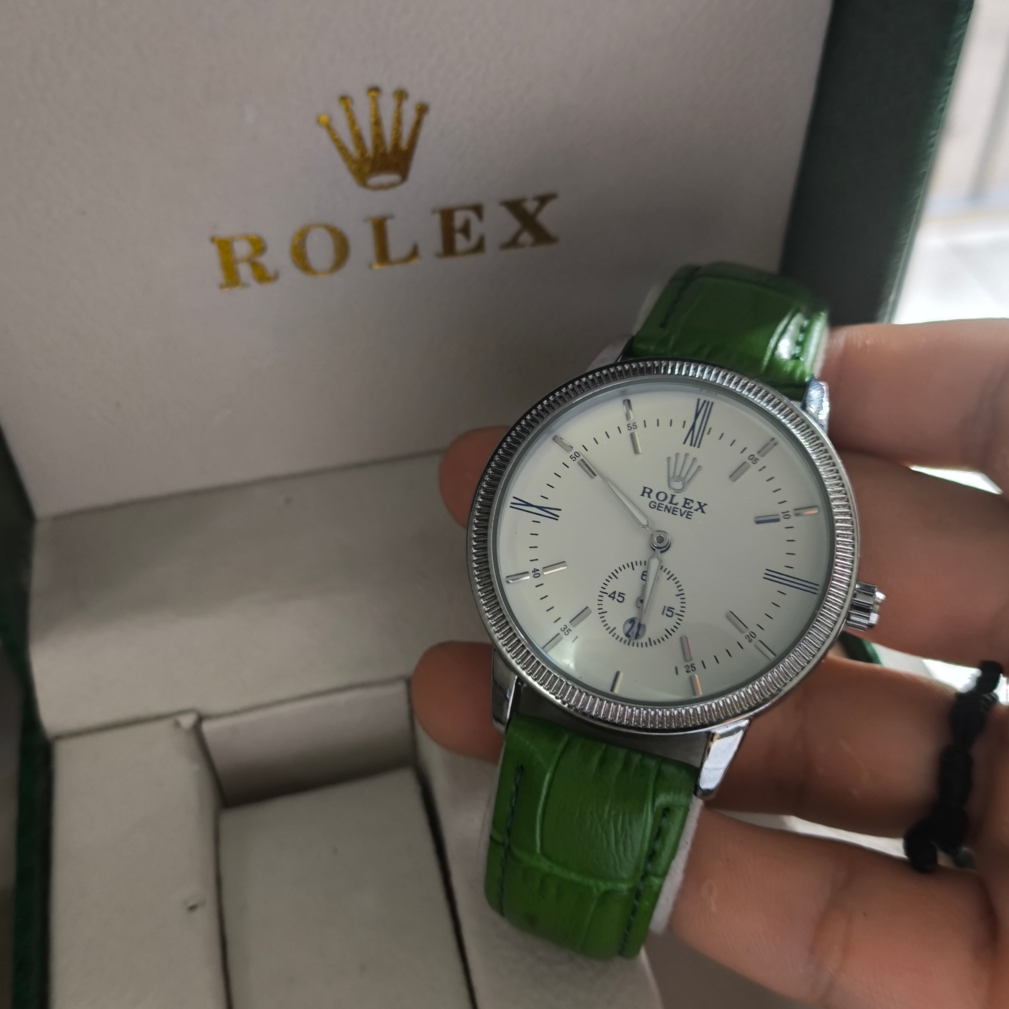 RLX OYSTER PERPETUAL CUERO PARA HOMBRE REF-VP