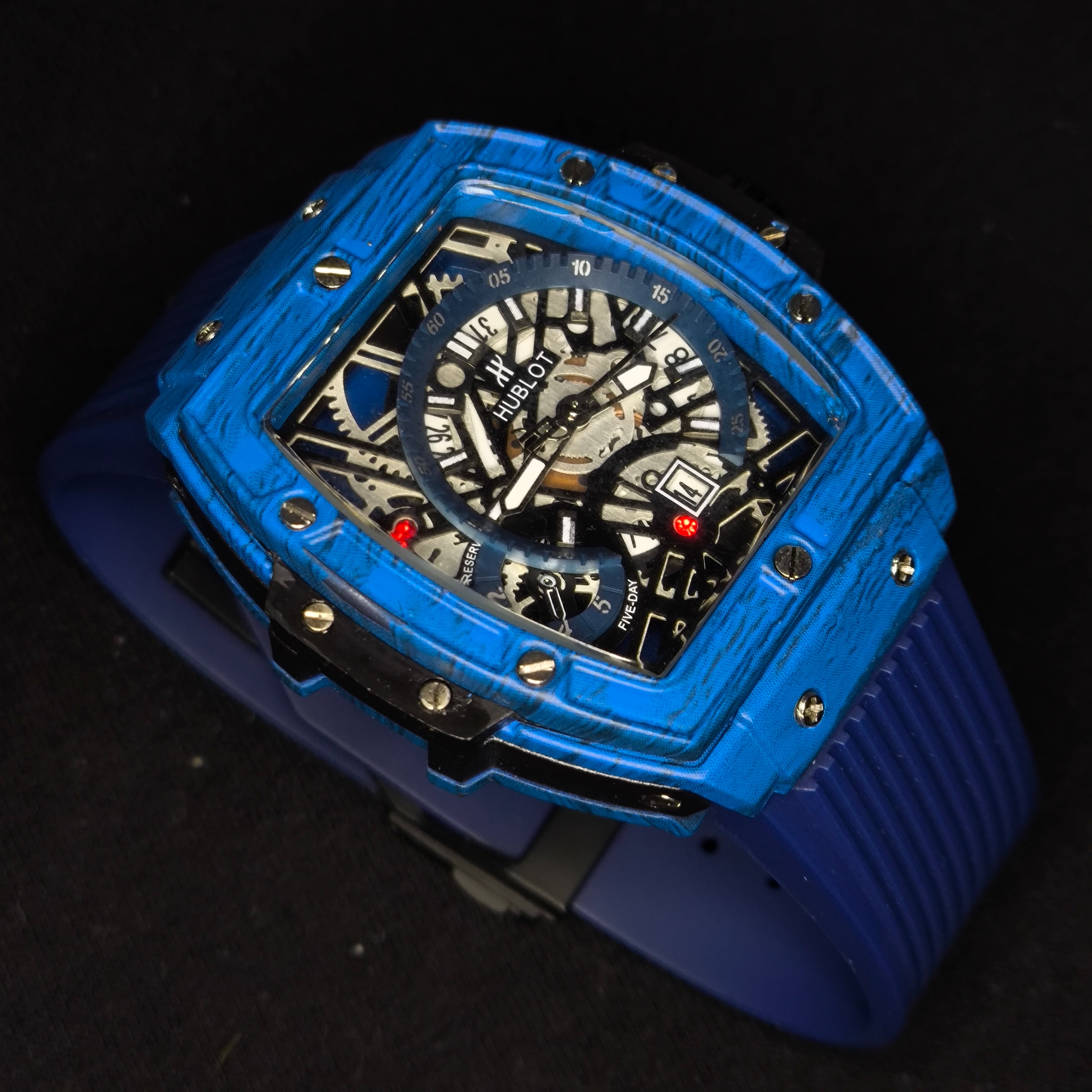HUBLOT ESQUELETO PARA HOMBRE REF-AZDB