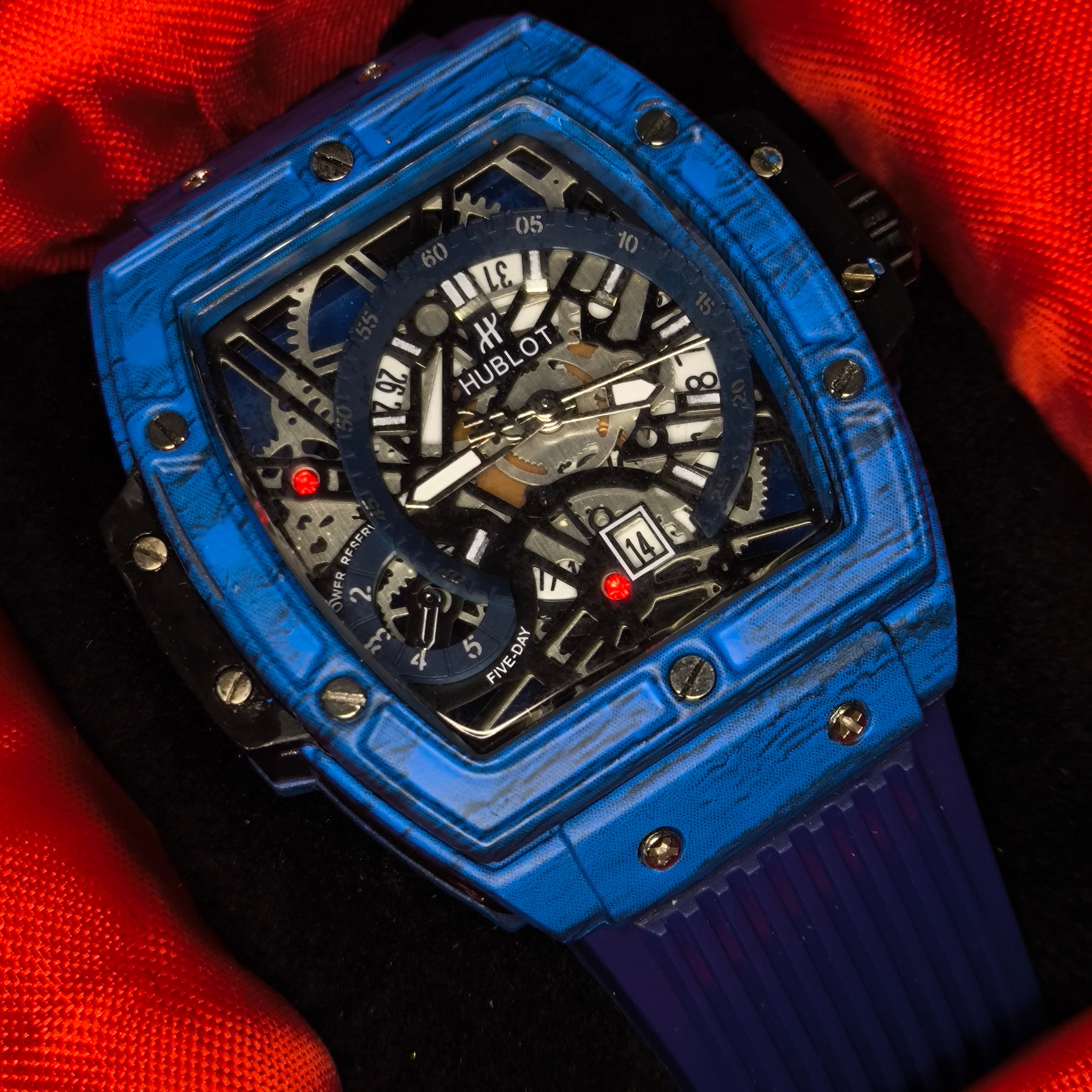 HUBLOT ESQUELETO PARA HOMBRE REF-AZDB