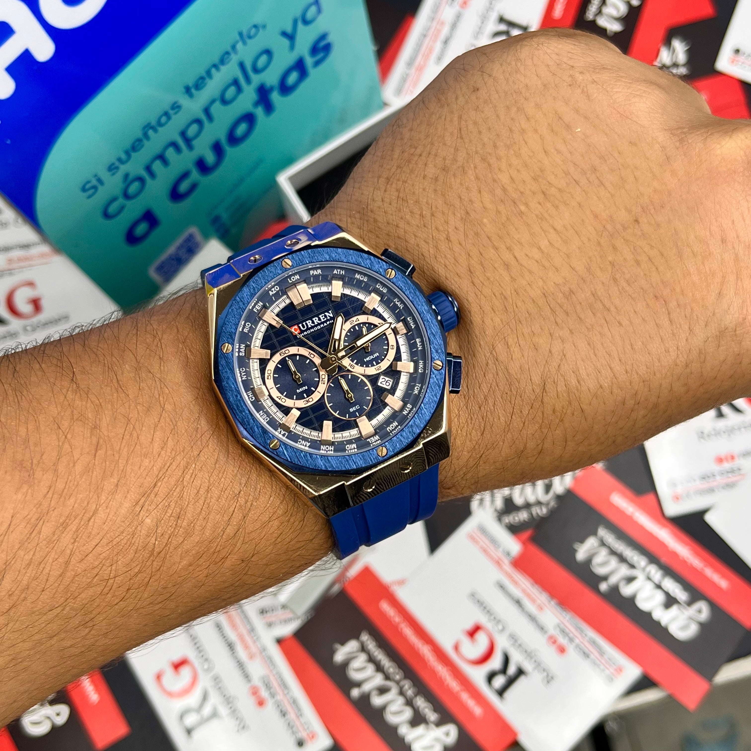 CURREN ORIGINAL PRA HOMBRE REF-8464-A