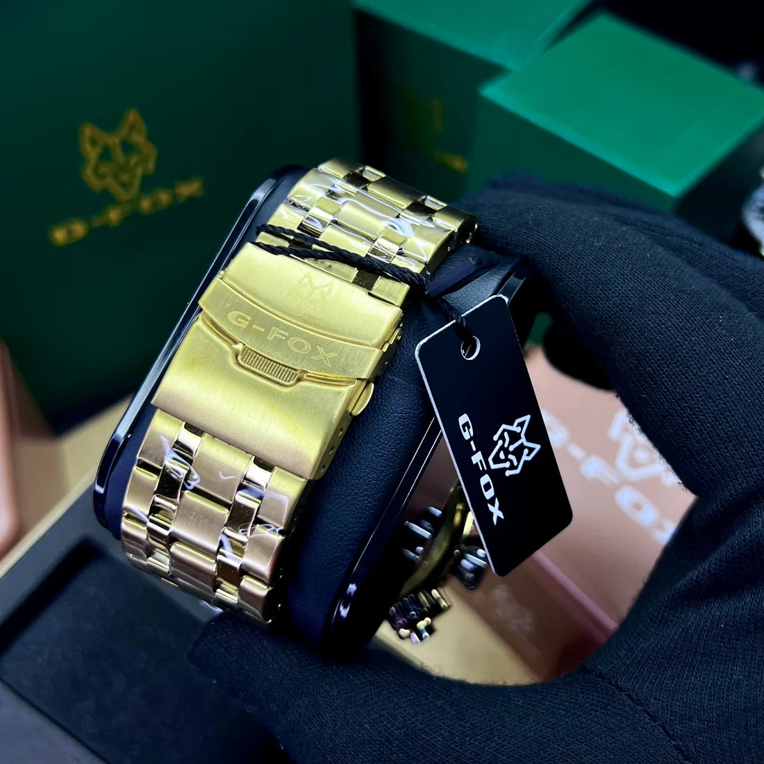 G FOX ORIGINAL FUNCIONAL  POR INVICTA SUMERGIBLE   PARA HOMBRE  REF-DB