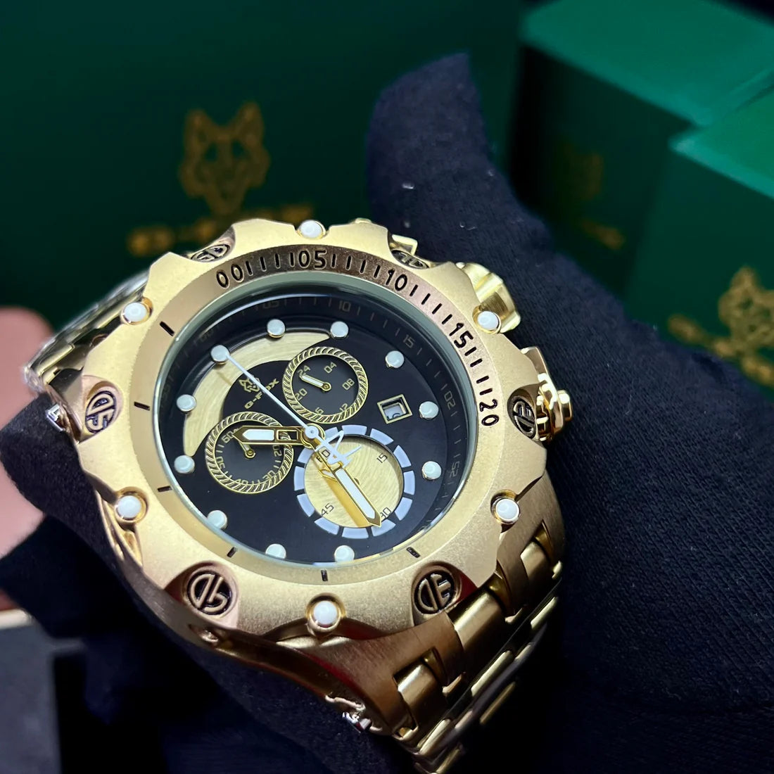 G FOX ORIGINAL FUNCIONAL  POR INVICTA SUMERGIBLE   PARA HOMBRE  REF-DN