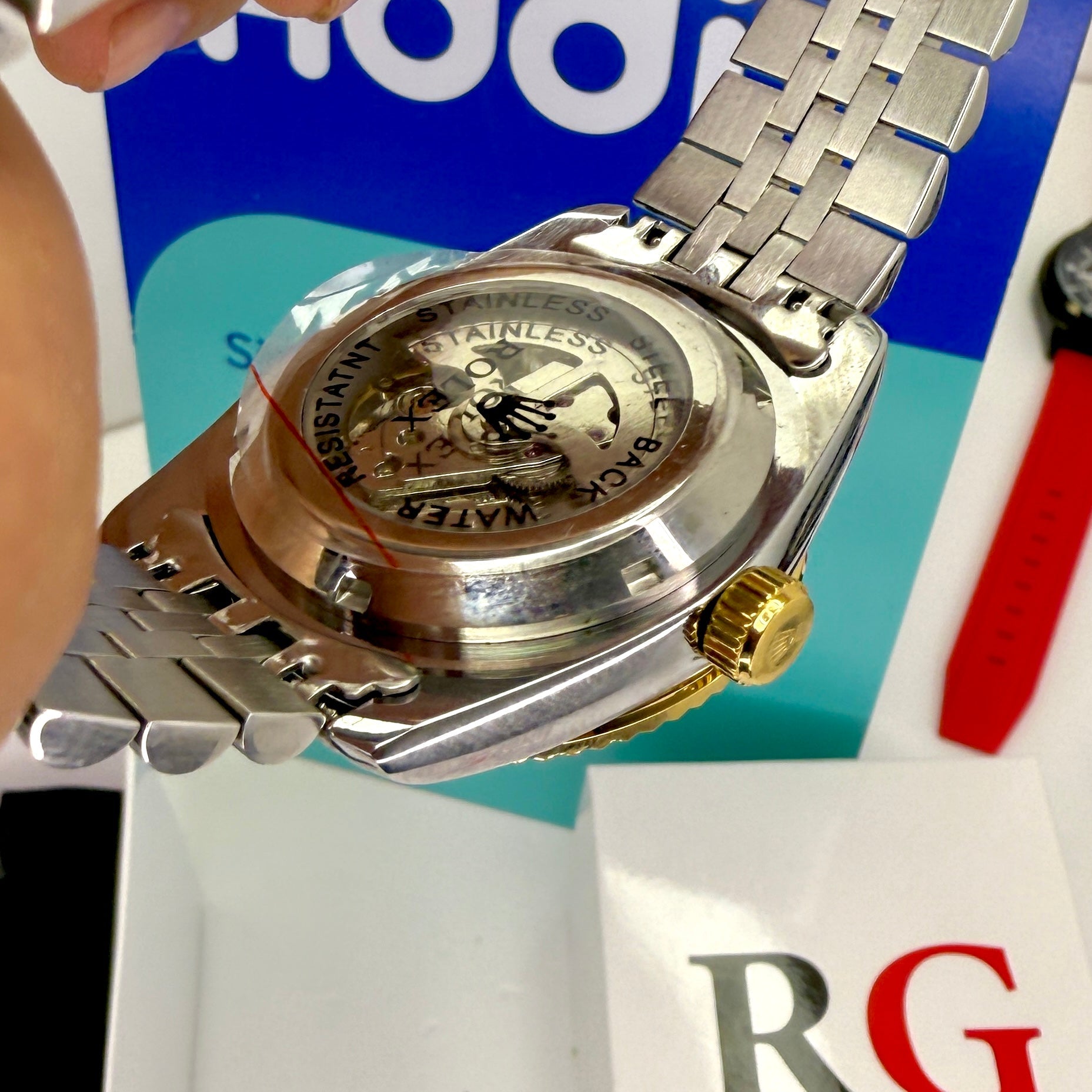 RLX AUTOMATICO CORAZON ABIERTO PRESIDET PARA HOMBRE REF-DN