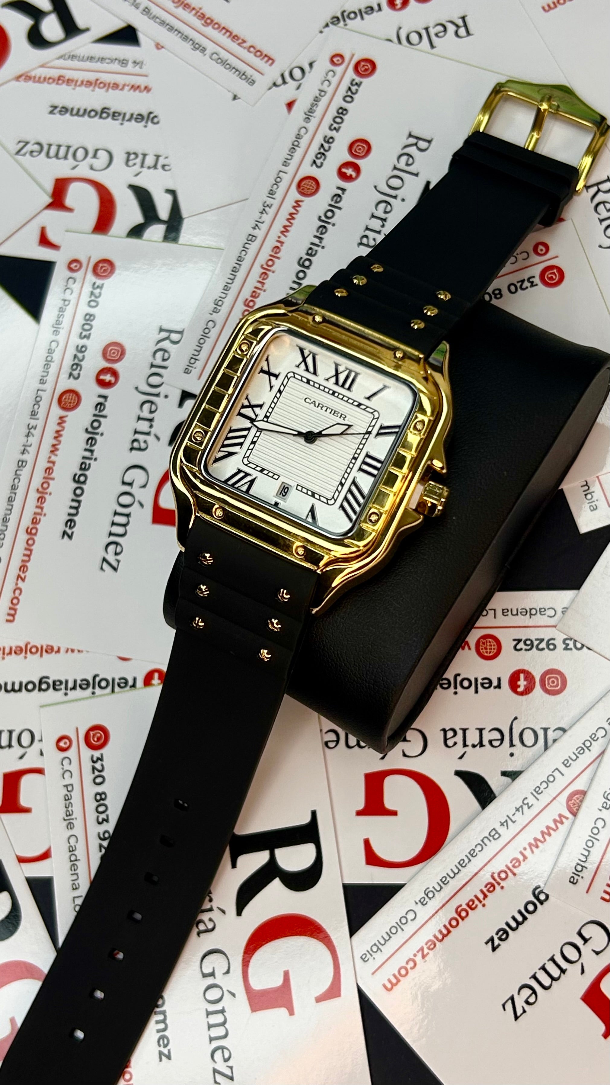 CARTIER DO´SANTOS PARA HOMBRE REF-GOMA-NDB