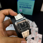 CARTIER DO´SANTOS PARA HOMBRE REF-GOMA N-BPN