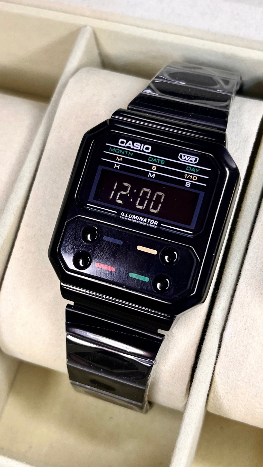 CASIO UNISEX RETRO VINTAGE A-1000-NEGRO