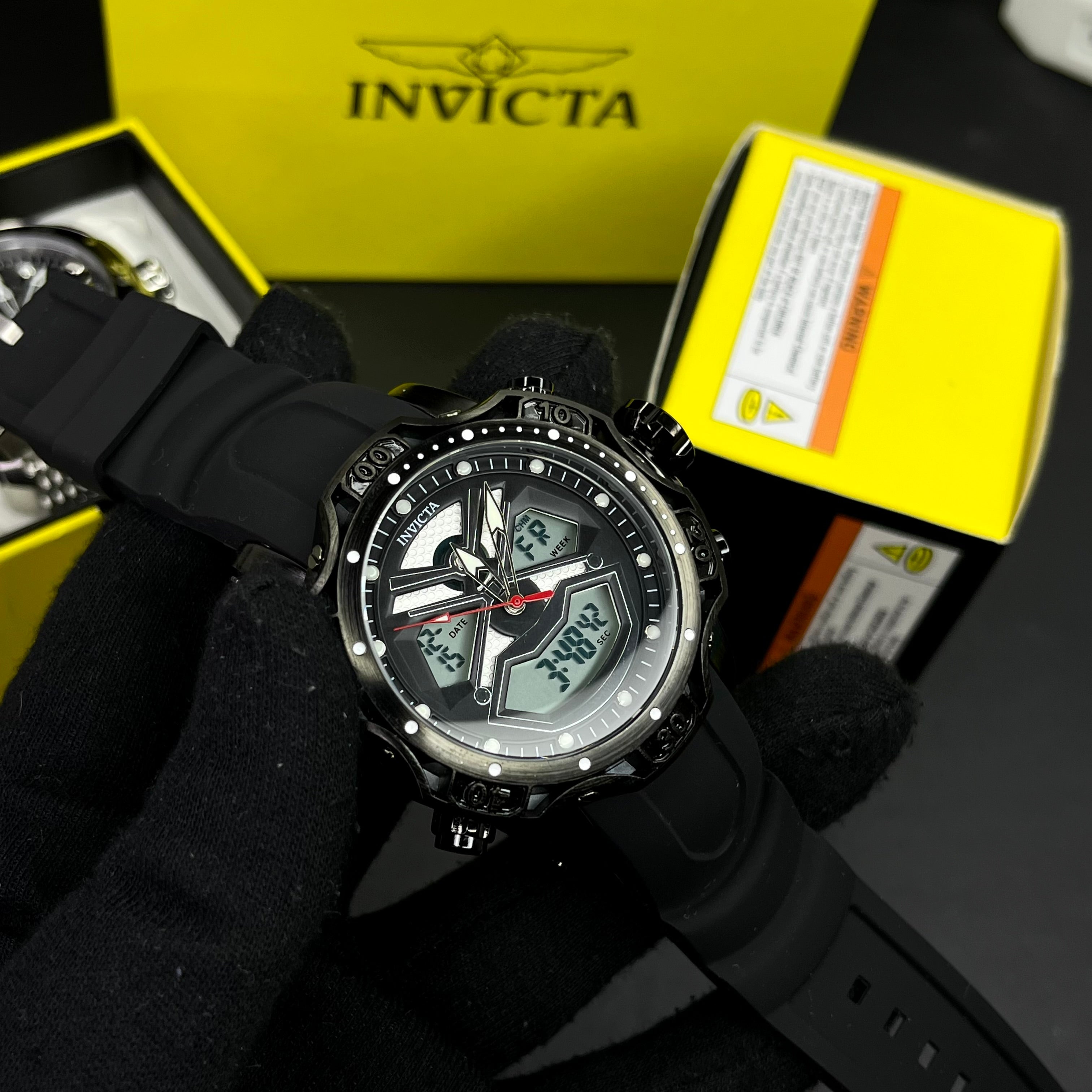 INVICTA DOBLE HORA PARA HOMBRE REF-1837-NNP