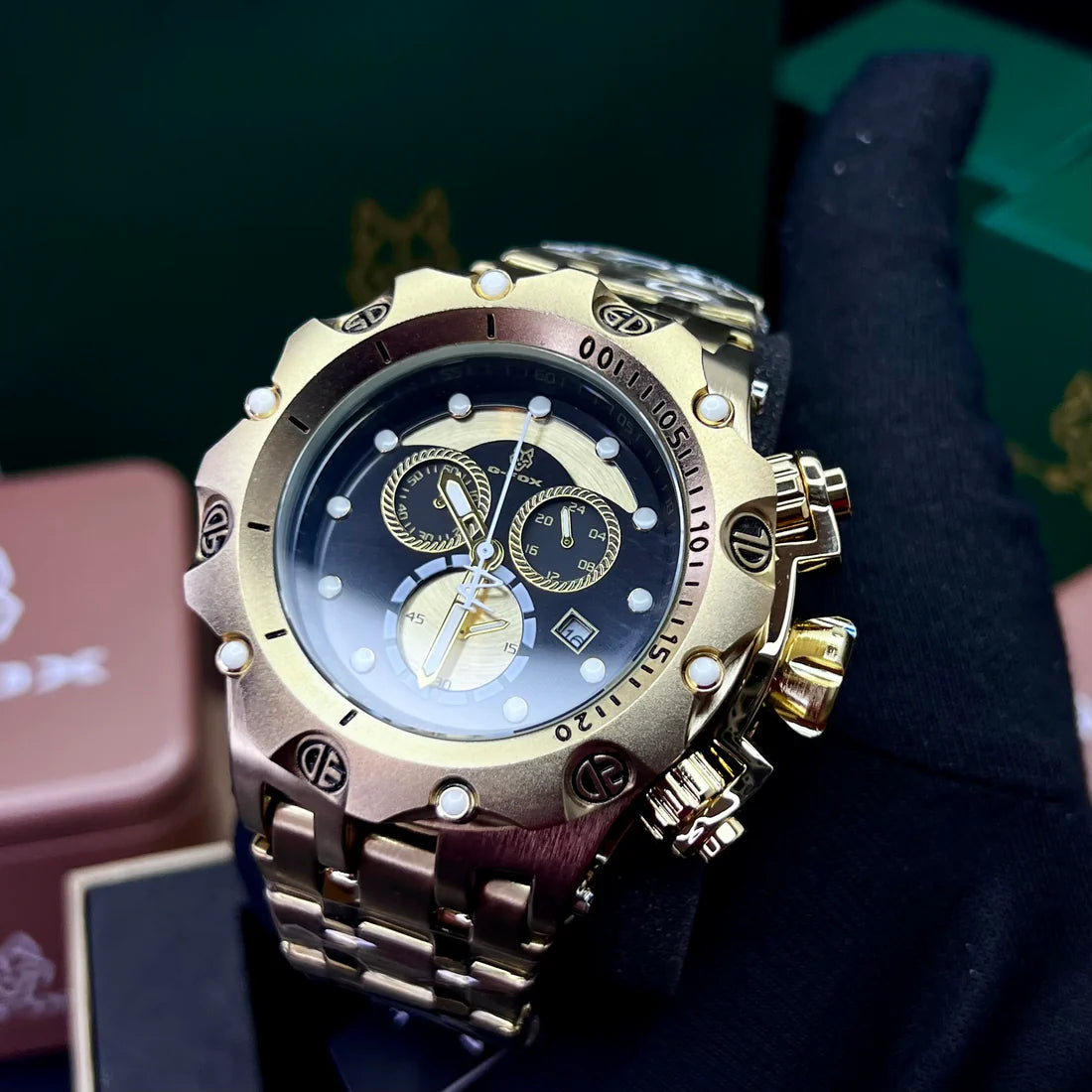 G FOX ORIGINAL FUNCIONAL  POR INVICTA SUMERGIBLE   PARA HOMBRE  REF-DN