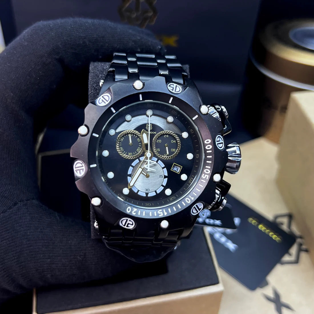 G FOX ORIGINAL FUNCIONAL  POR INVICTA SUMERGIBLE   PARA HOMBRE  REF-NN