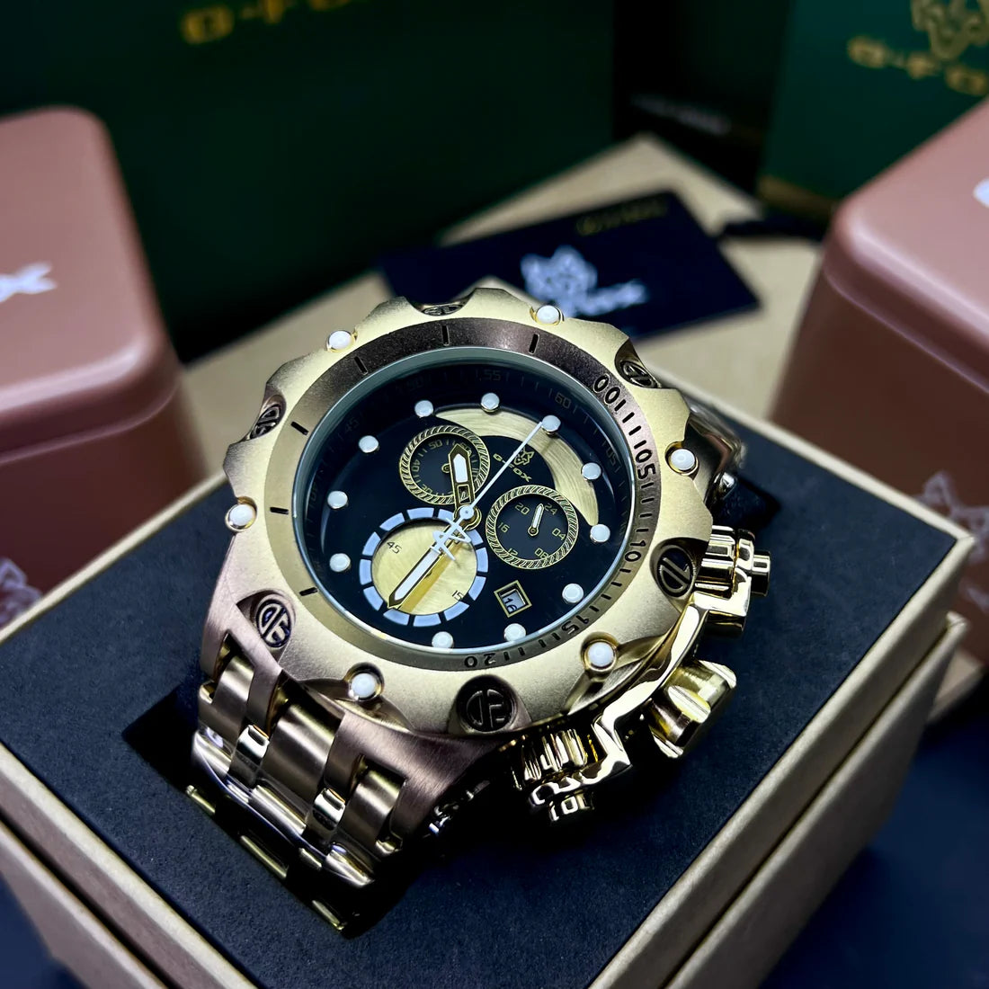 G FOX ORIGINAL FUNCIONAL  POR INVICTA SUMERGIBLE   PARA HOMBRE  REF-DN