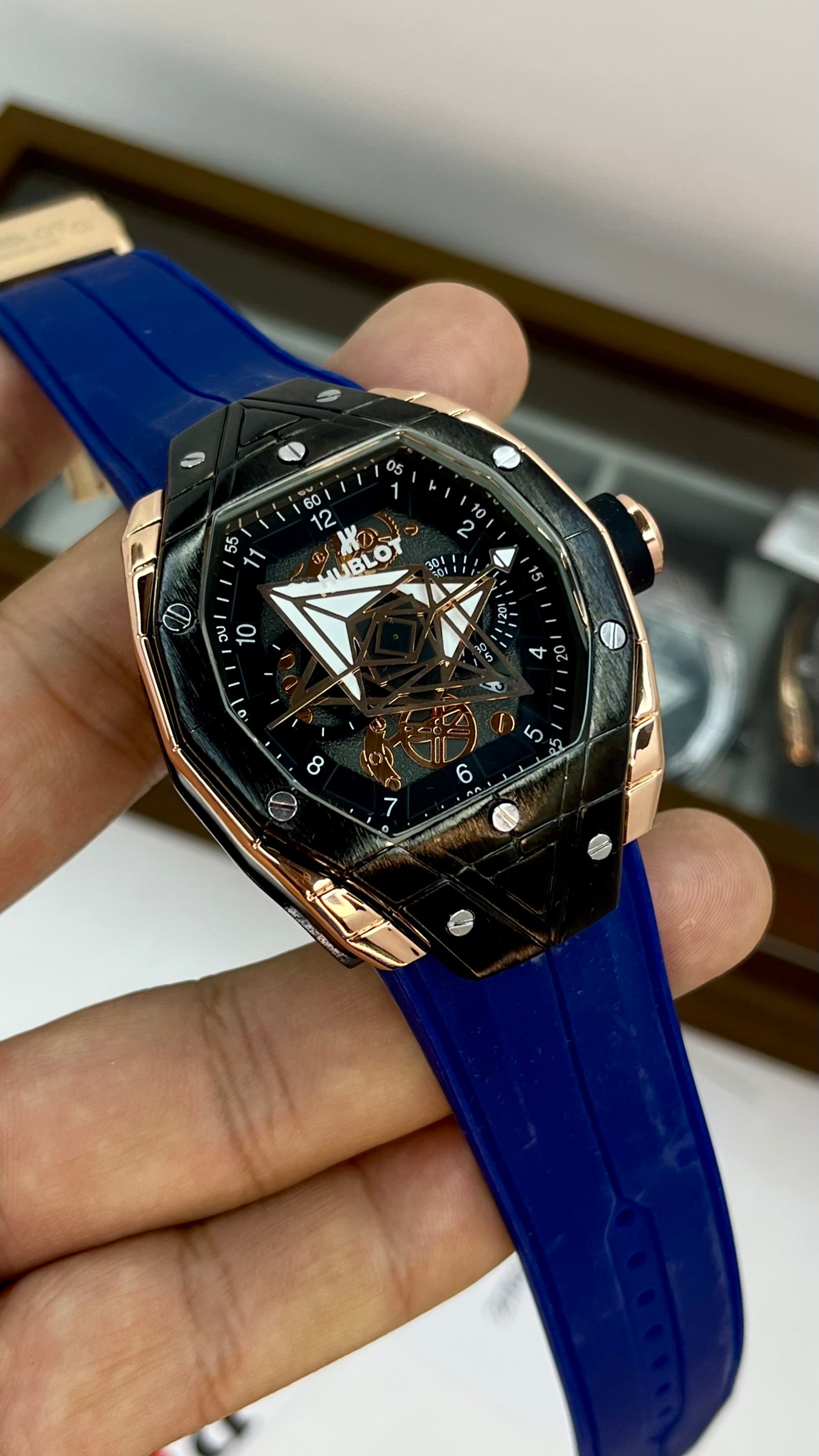 HUBLOT DIAMANTE PARA HOMBRE REF-A
