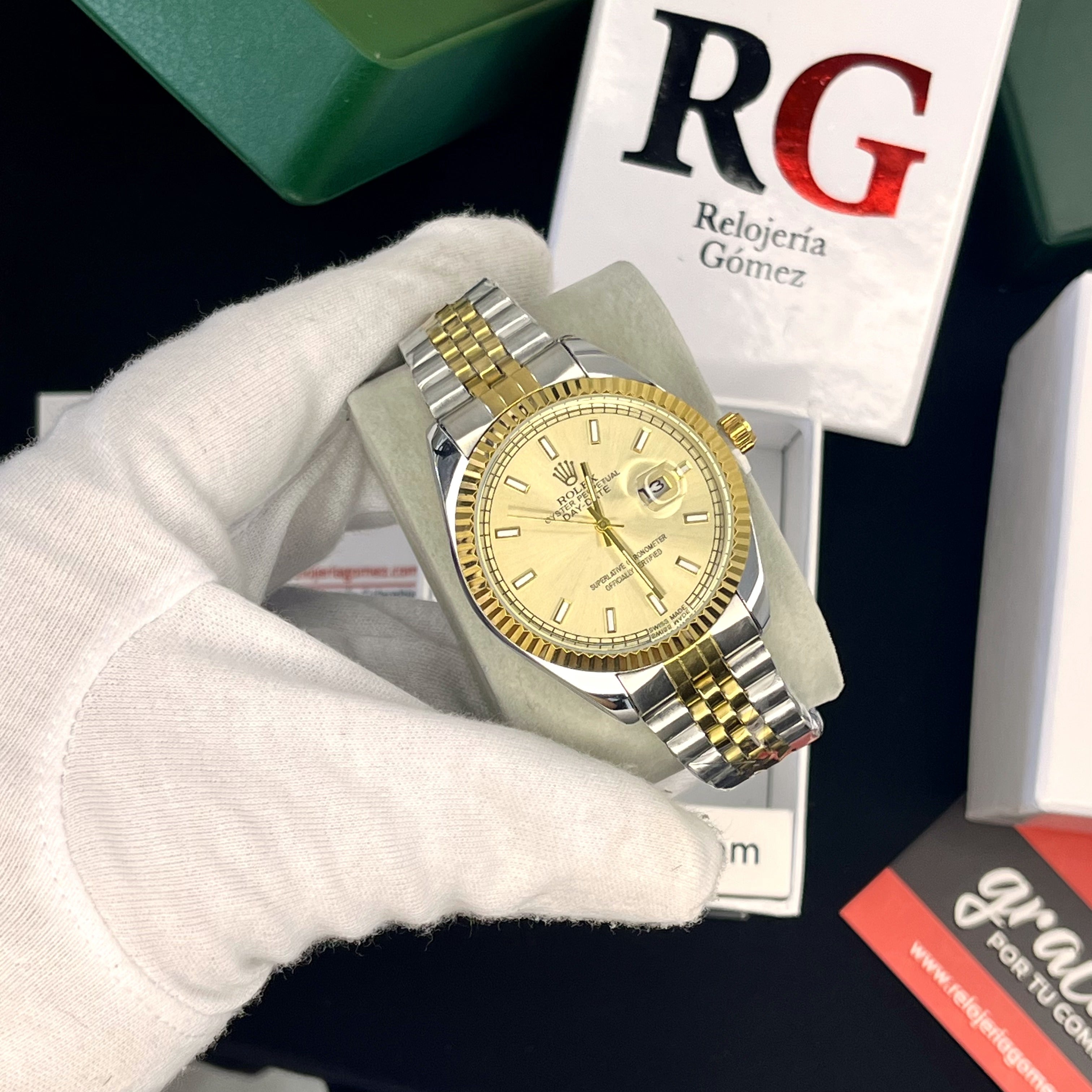 PAREJA DE RLX DAY-DATE PARA REF-BD