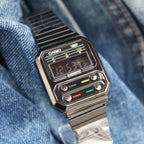 CASIO UNISEX RETRO VINTAGE A-1000-NEGRO