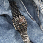 CASIO UNISEX RETRO VINTAGE A-1000-NEGRO
