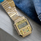 CASIO UNISEX RETRO VINTAGE A-1000-DORADO
