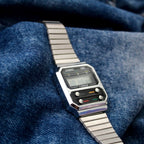 CASIO UNISEX RETRO VINTAGE A-1000-PLATEADO