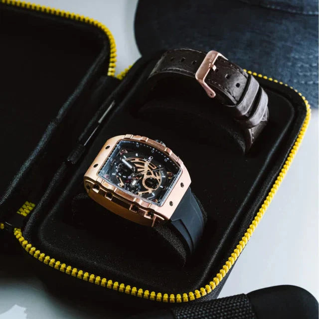 KOSMO ORIGINAL X RICHARD MILLER FUNCIONAL DOS PULSOS INTERCAMBIABLES  PAR HOMBRE K3997G-C