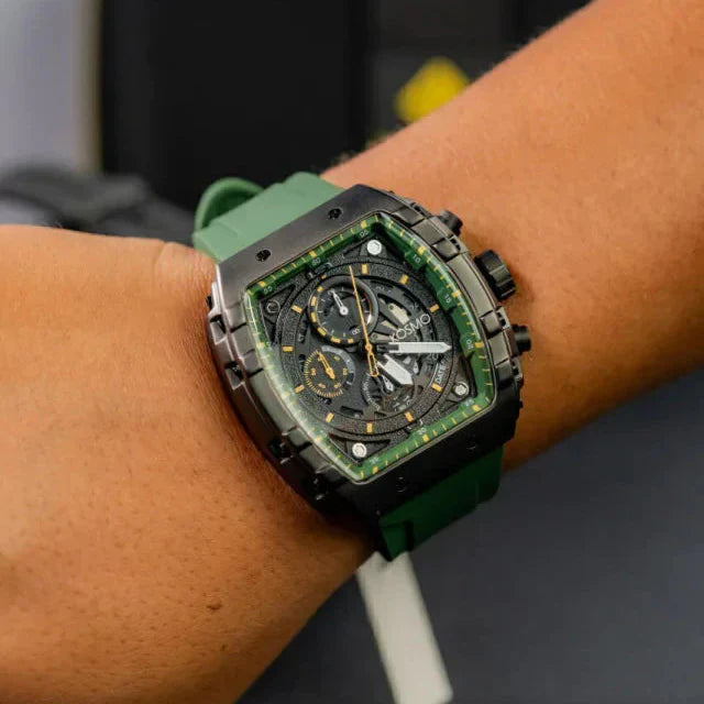 KOSMO ORIGINAL X RICHARD MILLER FUNCIONAL DOS PULSOS INTERCAMBIABLES  PAR HOMBRE K3997G-VN